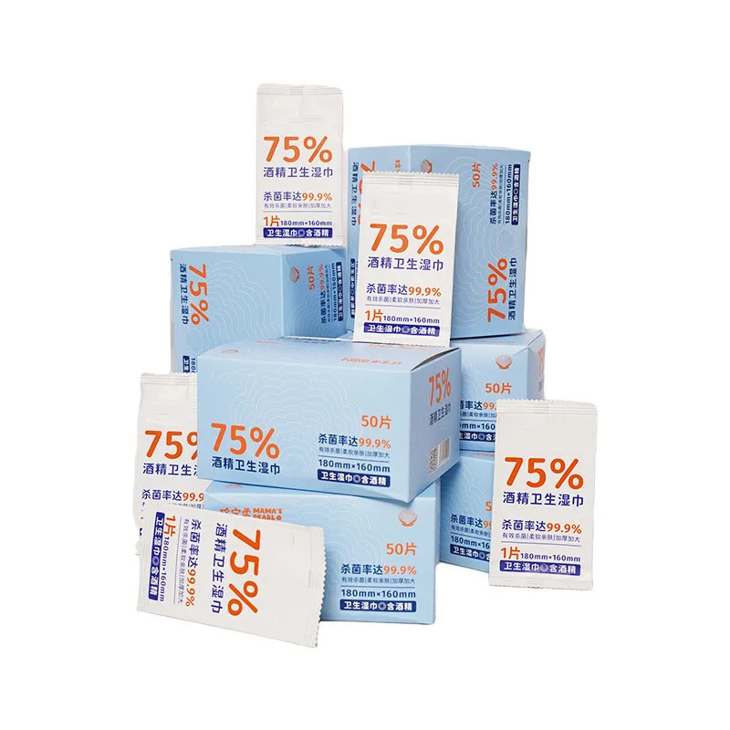 cheaper price Non woven 70% isopropyl alcohol prep pads Screen Cleaning Pads Cleaning Tool Alcohol Pad for electronic equipment