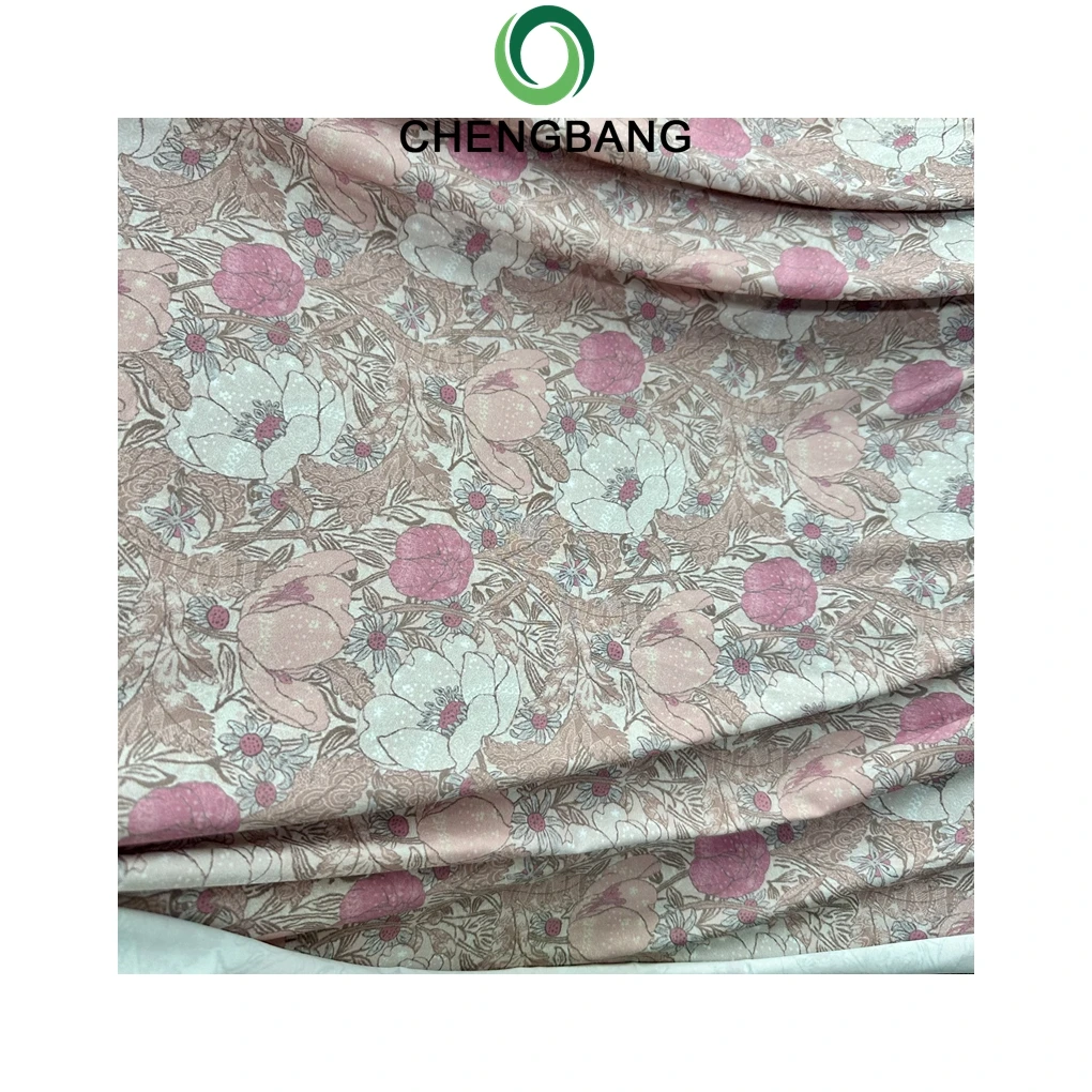 Cooling Comforter 90% Nylon 10% Spandex 170gsm Printed Nylon Spandex Fabric for Sun-protectove Clothing