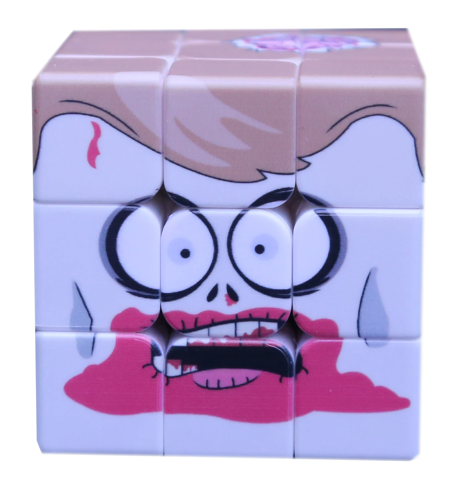 stickerless 3x3x3 puzzle custom UV print magic cube