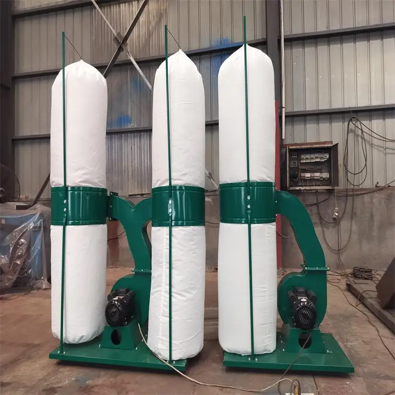 7.5kw Double bags dust collector portable dust collector woodworking vacuum cleaner