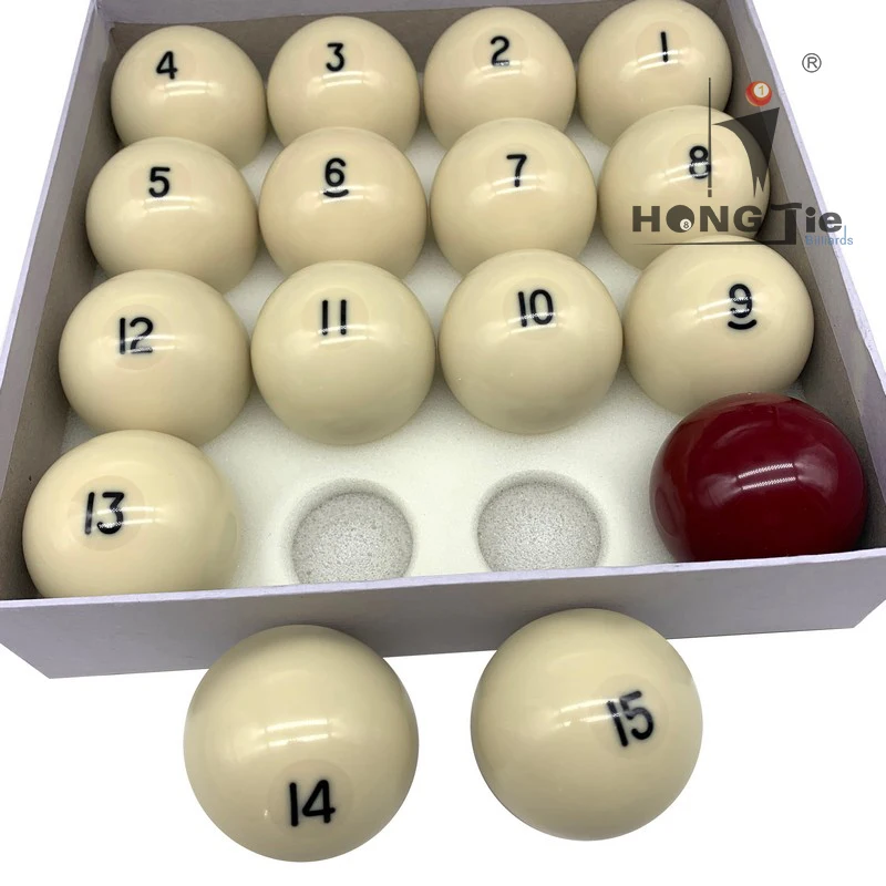 Hongjie Billiards Economic 60.3mm Russian Billiard ball set