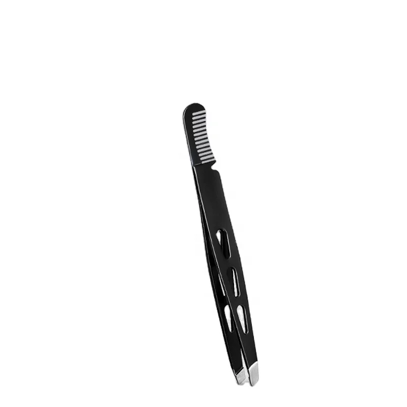 Wholesale Manufacturer Stainless Steel Eyebrow Tweezers Set With Comb