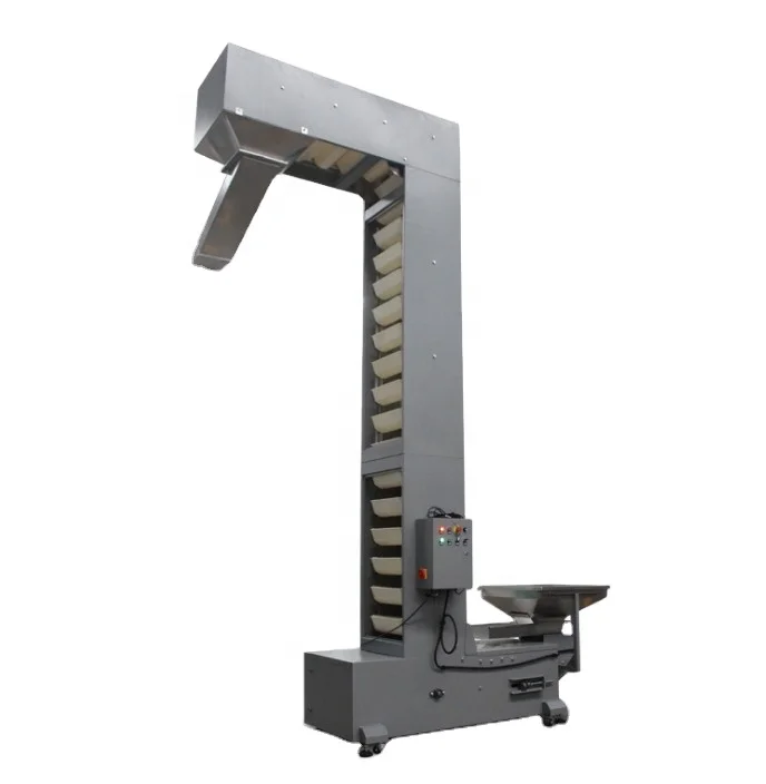 Заводской конвейер z-типа для зерна, закусок, орехов, пищевых продуктов