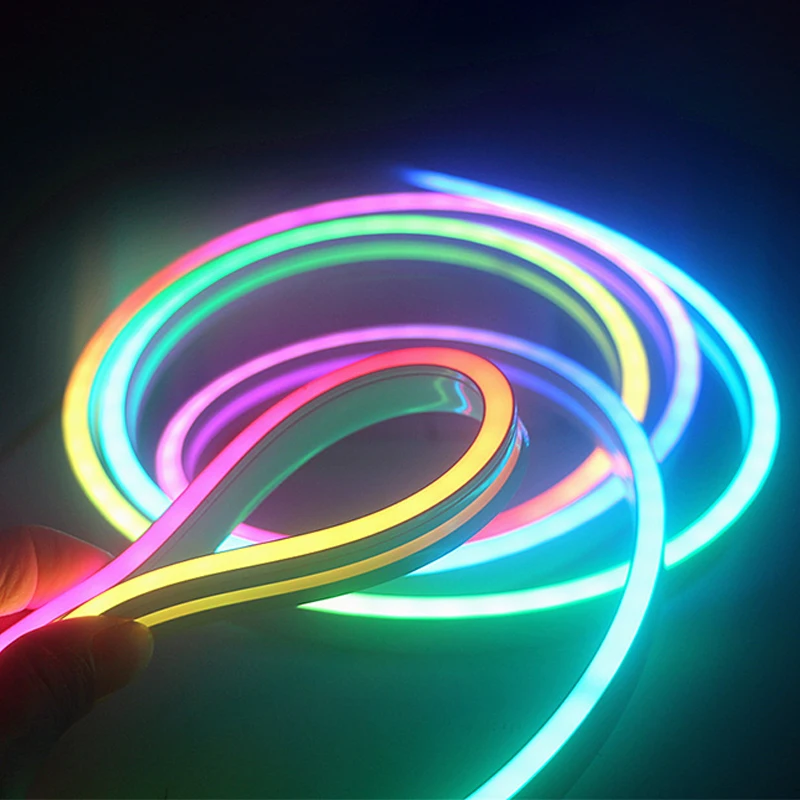 silicone Waterproof ip65 2865 wall led neon flexible tube light led christmas neon strip light