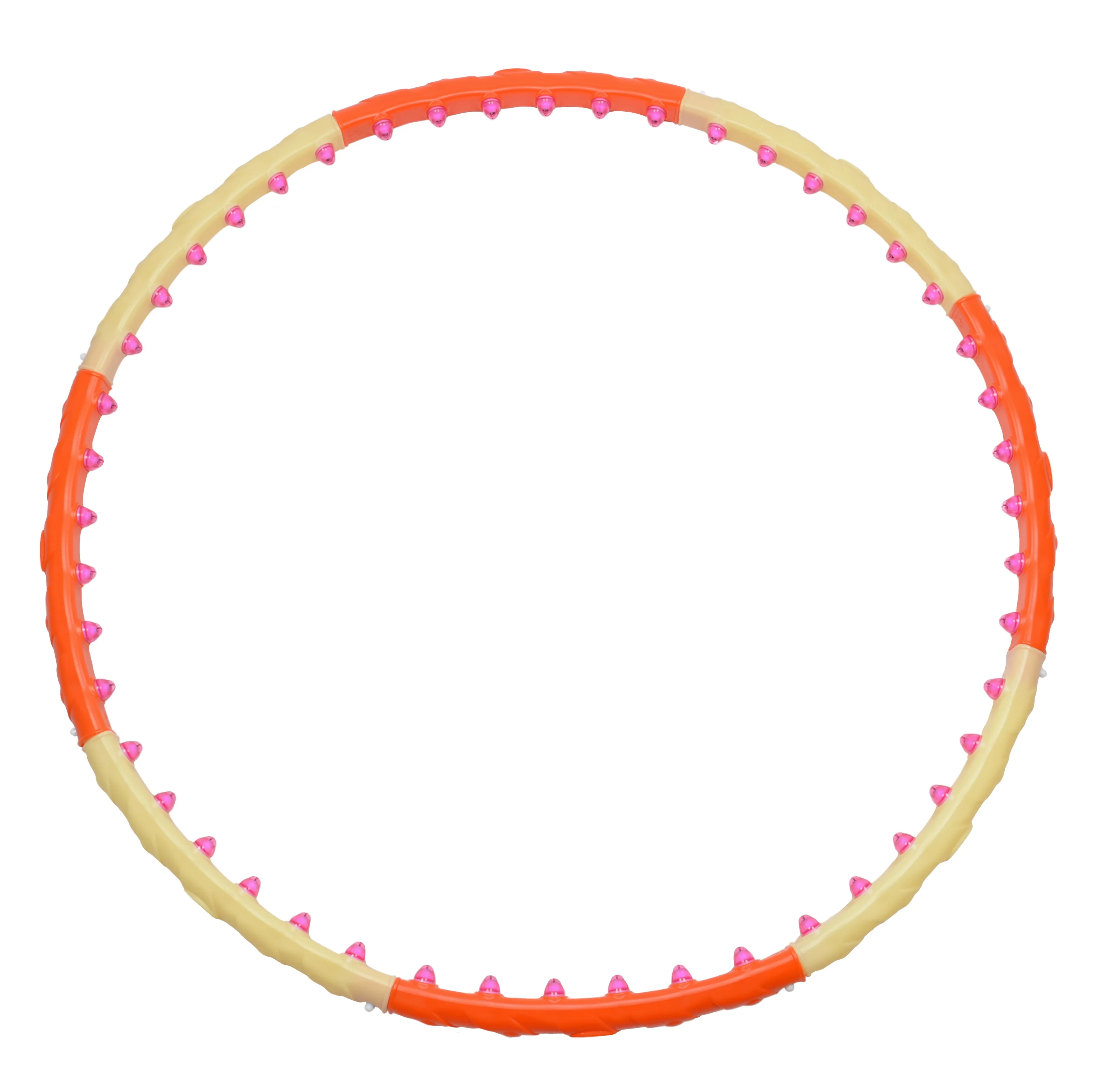 Detachable  hulas hoopes Magnet massage gymnastics hoop Fitness health keeping fun hoop