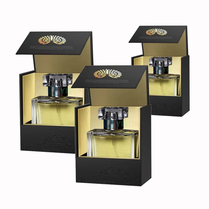 Brivote 2022 Luxury orange perfume 60ml bottles box empty eau de parfum packaging box custom logo
