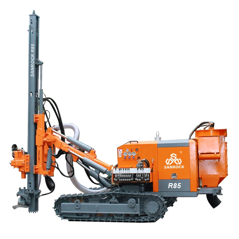 R85 Sanrock Separated DTH Surfacehard Rock Mining Drilling Rig