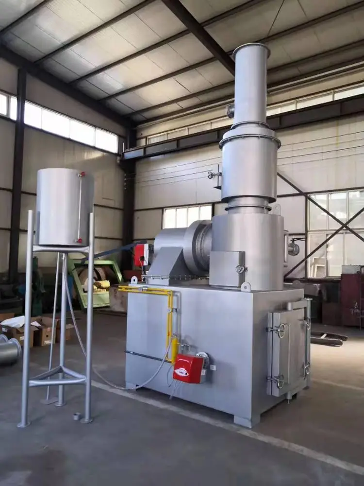 Hospital solid waste incinerator / cremation oven