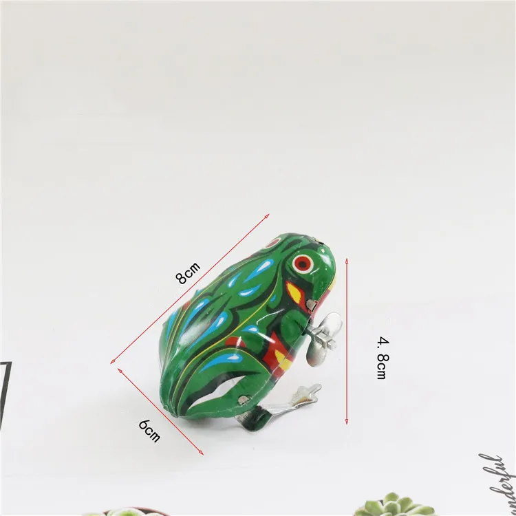 H-01 wholesale of tin frog clockwork toys