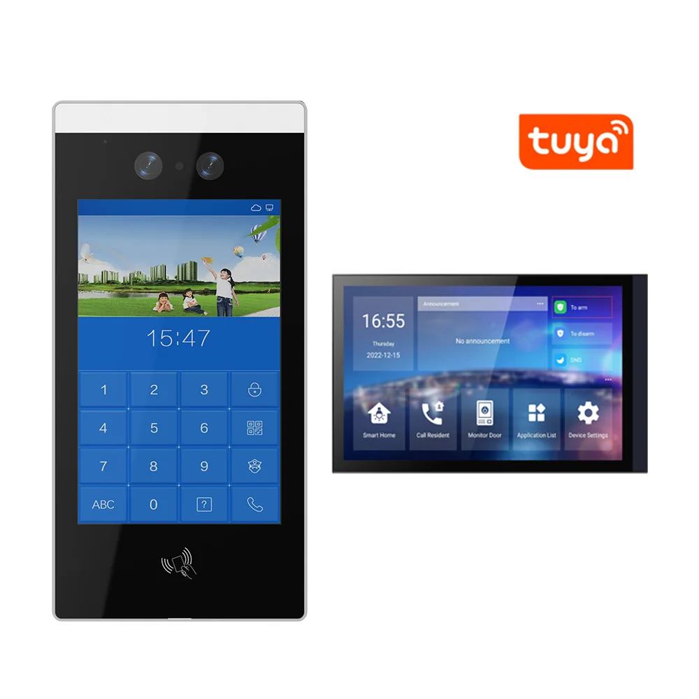 10' IPS Touch Screen Tuya Smart tablet with WiFi Bluetooth Android 10.0 Security System IP Video Intercom System