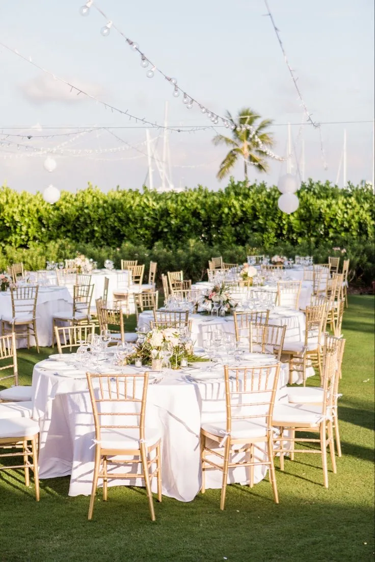 customization Promotion  Free sample  bamboo joint Stacking Outdoor Garden Hotel restaurant Banquet  Iron Metal Wedding chair