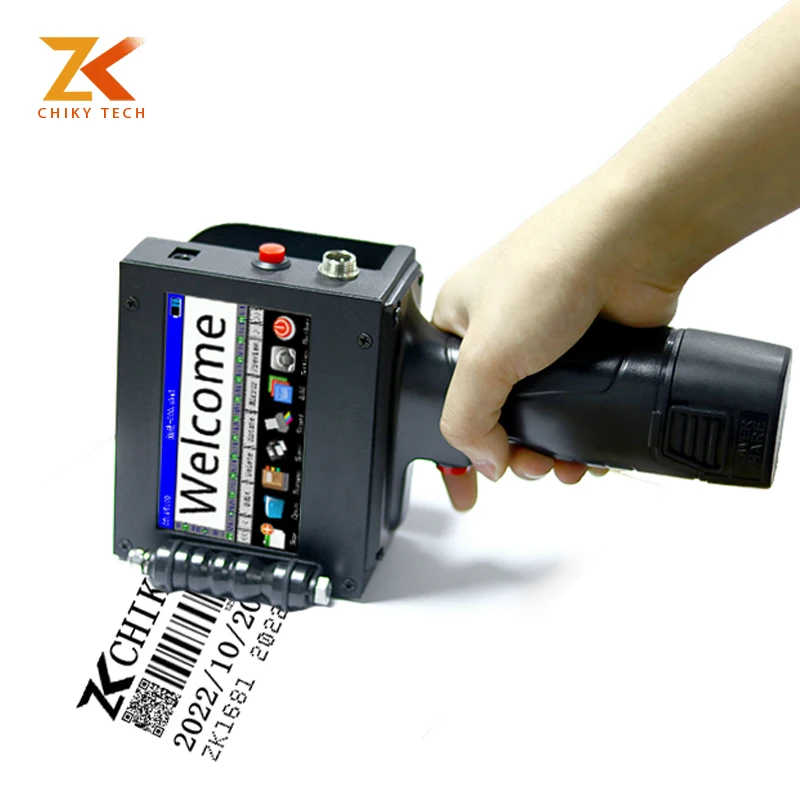 Newest Any Surface Expiry Date Code Print In Jet Printing Machine Digital Printing Gun For Clothes