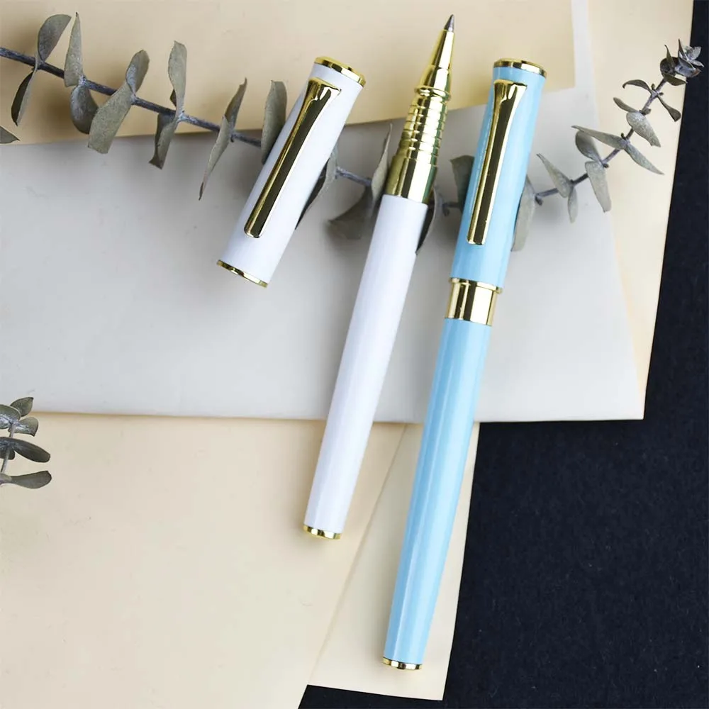 GemFully chinese manufacturing products luxury gift metal sign pen office ball pen with logo custom printed