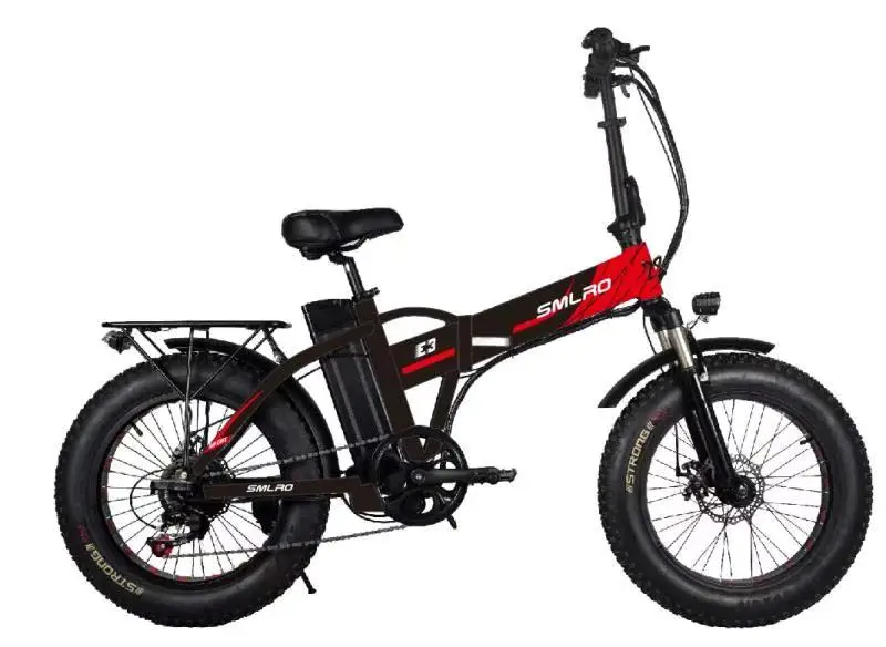 Smlro E3 Electric Mountain Foldable Bike Electric Bike 48V 500W 1000W 20AH 20*4 Inch Bicycle Fat Tire Ebike 7 Speed e bike