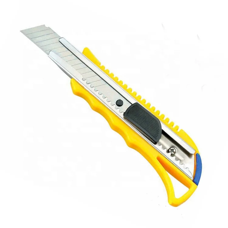 Art Knife, 18mm, Snap-off Blade Plastic Safety hang hole design Utility Knife for Paper or Office, Home, Arts,