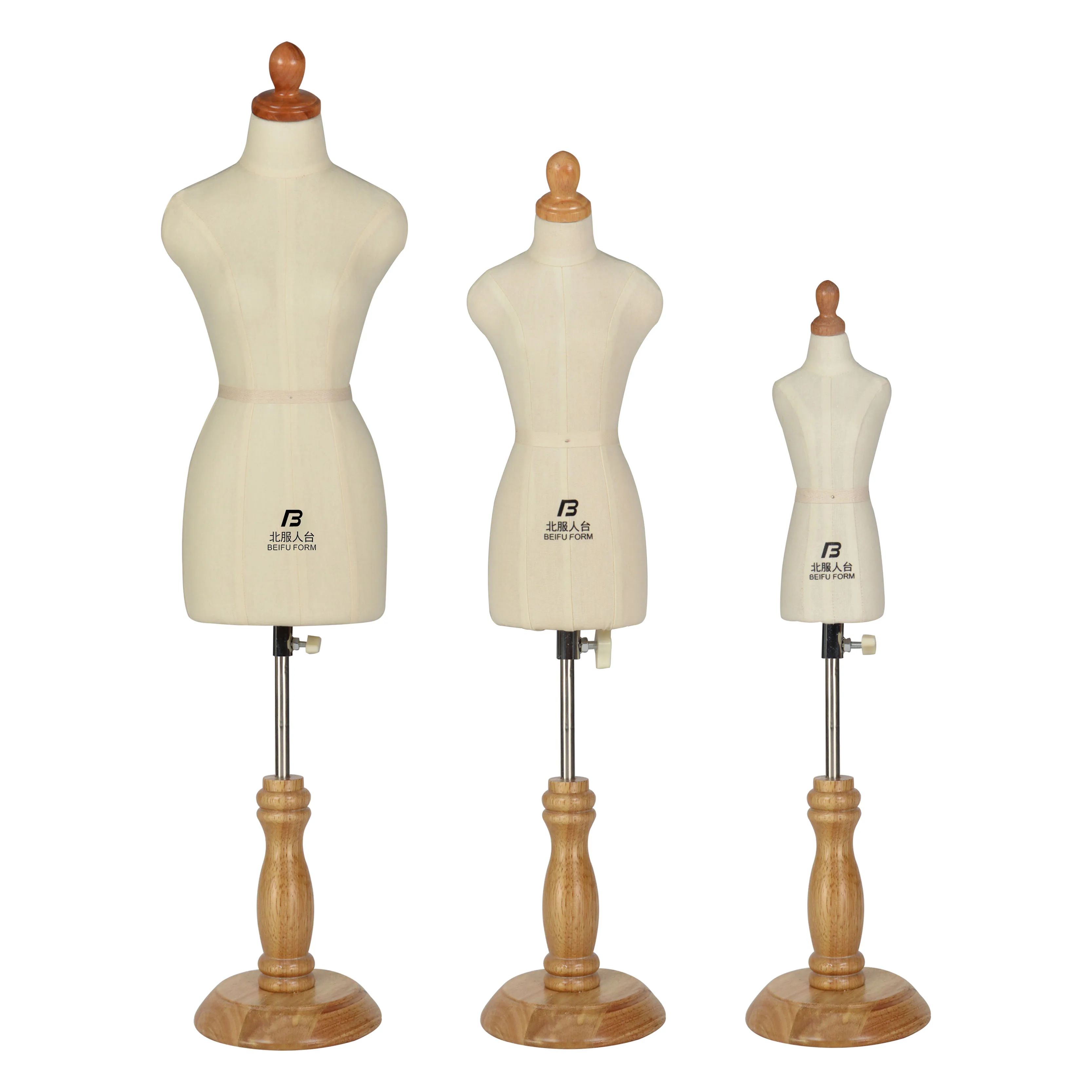 Beifuform 1/2 Scale female CN Size Mini Mannequin With No Leg For Garment School Designers Students