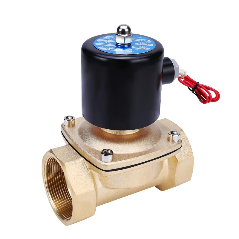 24vac Dc 12v беспроводной Соединительный соединитель типа Slg6213-06 3/4 дюймов Npt Bsp латунные водяные электромагнитные клапаны пневматические электрические