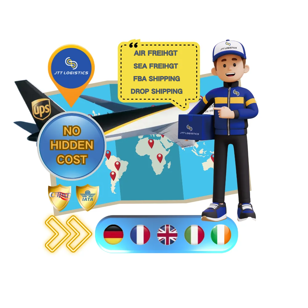 Logistic Companies With Air Express Door To Door Agent Dropshipping Service From China To Europe UK France Germany Italy Spain