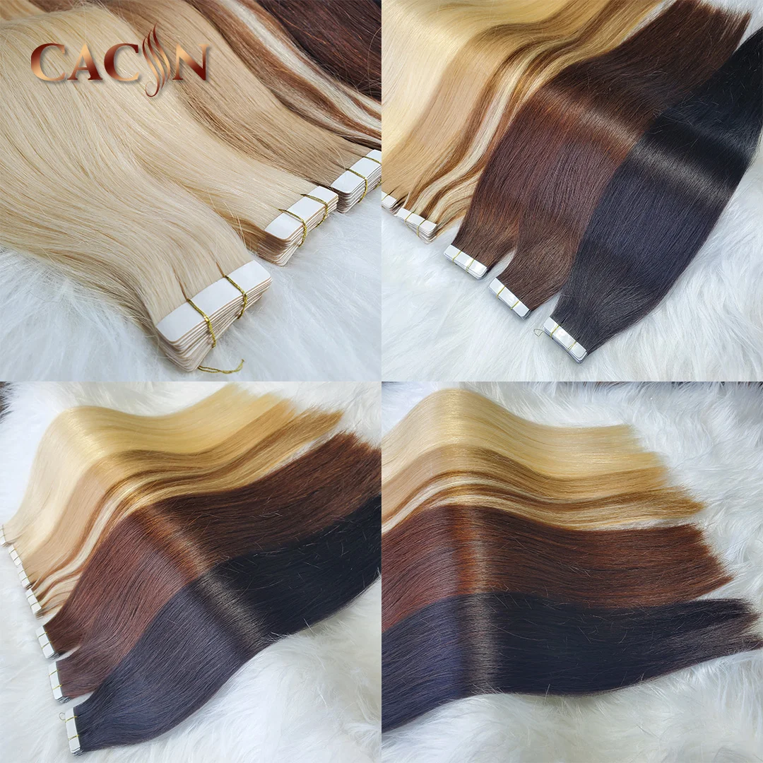 Оптовая продажа заводская цена высококачественные волосы Cacin для наращивания индийские человеческие 14A без повреждений любые цвета