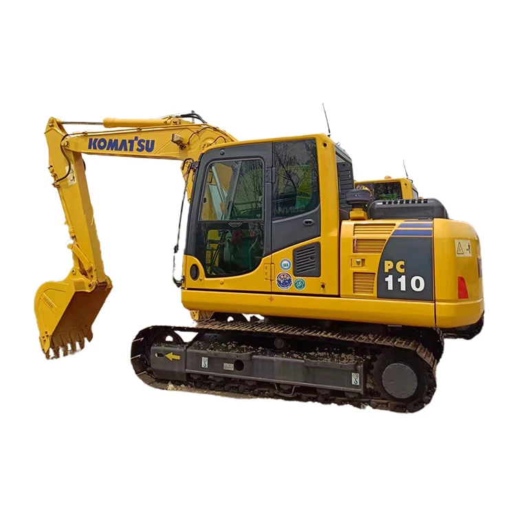 2022 lowest price low oil consumption easy to operate 11ton excavator Komatsu PC110-8 with good condition caterpillar