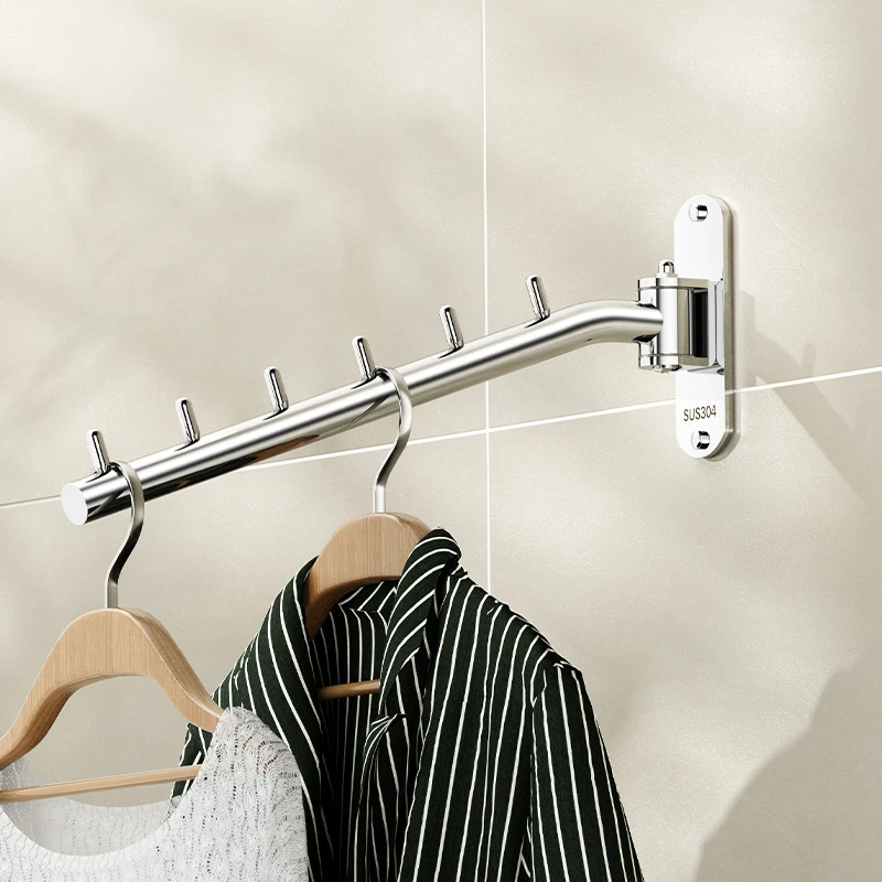 Wholesale Home Balcony Hanger Wall Hanger Multi functional Practical Activity Rod Storage Hanger 40cm/50cm/60cm Hanger