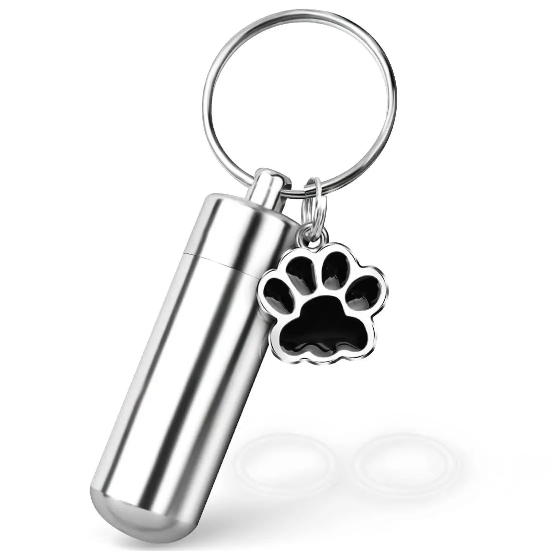 Pet Souvenir Collection Products Not Easy To Rust Break Keychain Plating Aluminum Alloy Pet Urn