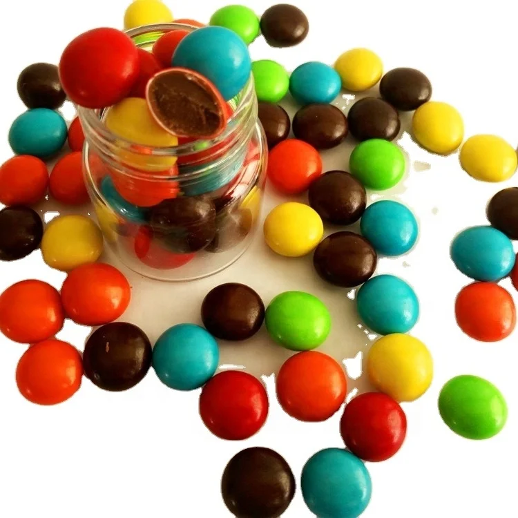 Compound chocolate candy shell chocolate bean button chocolate