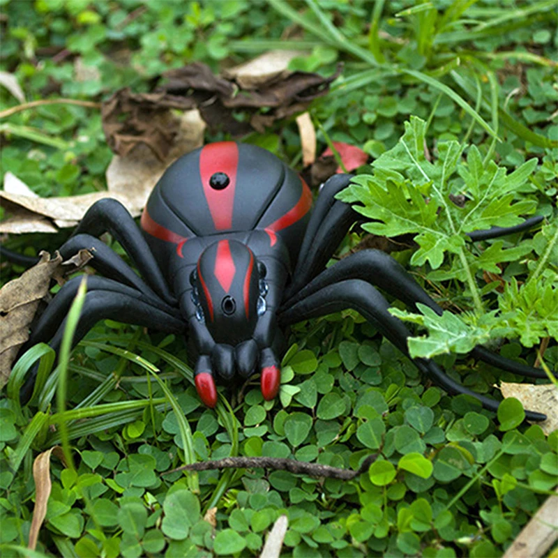Surprising Party Props Decoration Indoor Games for Joke Electric Fake Animal Toy Remote Control Prank Spider