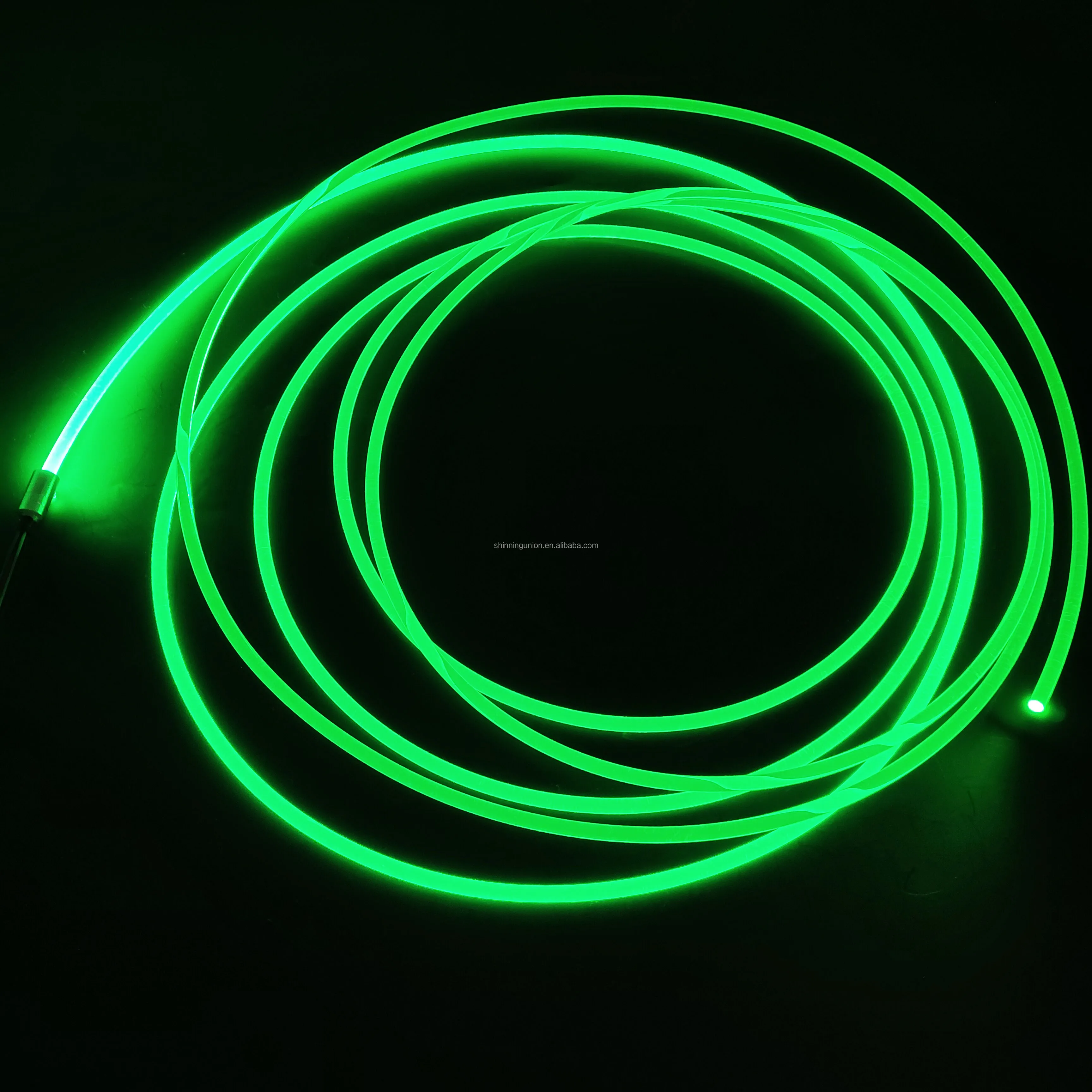 1.5 Watts LED Fiber Light for Side Glow Fibre Optic DIY Lighting Decorations - LED Fiber Optic Lights Cable for Car Available