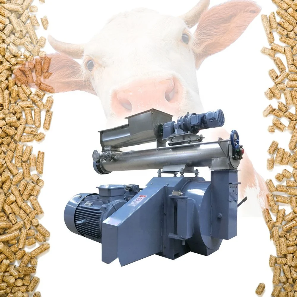 Feed Pellet Machine Feed Pellet Mill Chicken Feed Processing Machines With Stainless Steel Ring Die