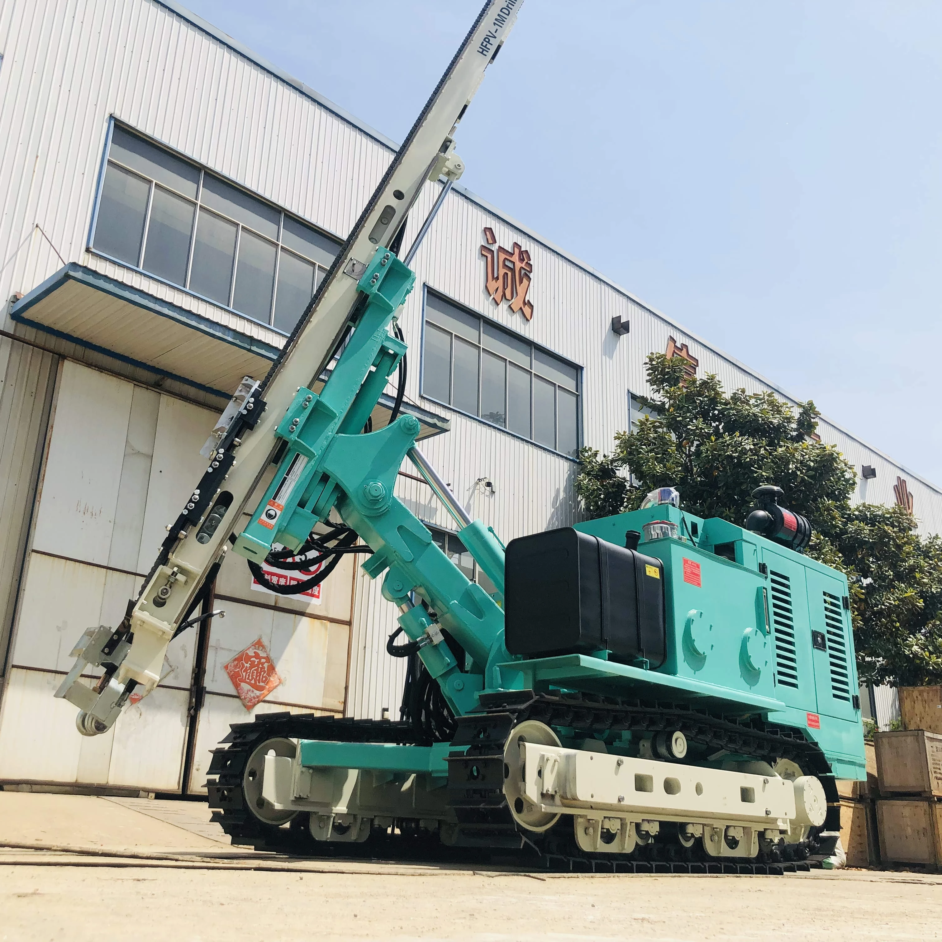 sheet solar photovoltaic pile driver hydraulic ground screw pile driver excavator