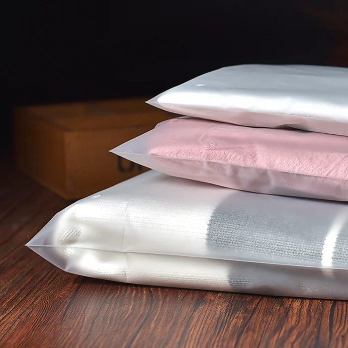 Cheapest price 1 piece custom frosted plastic zipper horizontal  1-2 years biodegradable zipper bag Travel Storage Pouch