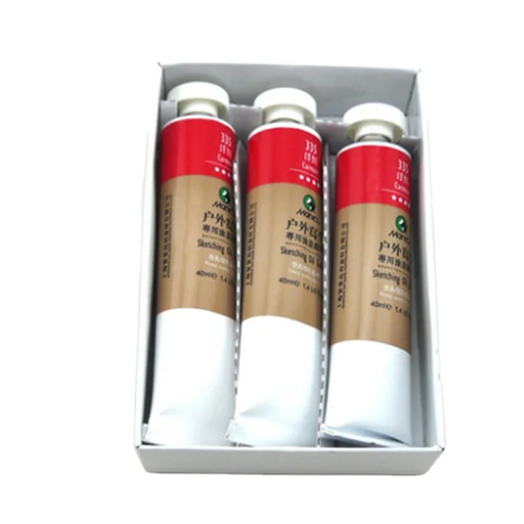 Профессиональный масляная краска надписью «Marie» эскизов 40 мл для приготовления пищи на воздухе художественной росписи Мари 33 цвета