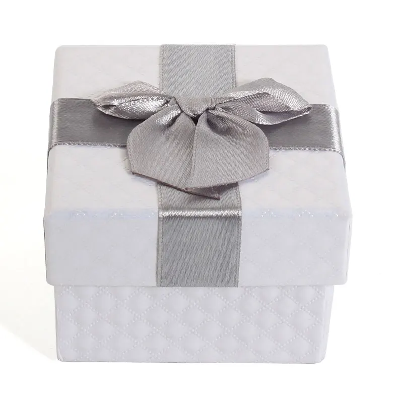 
Oem cute jewelry packaging storage ribbon paper wedding box gift 