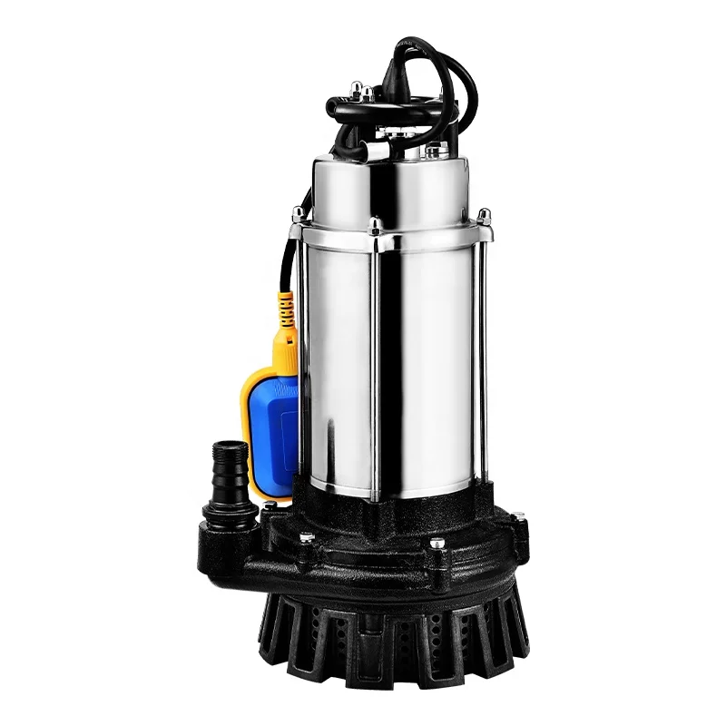 stainless steel electric water pumps automatic stop submersible water pumping machine with float switch