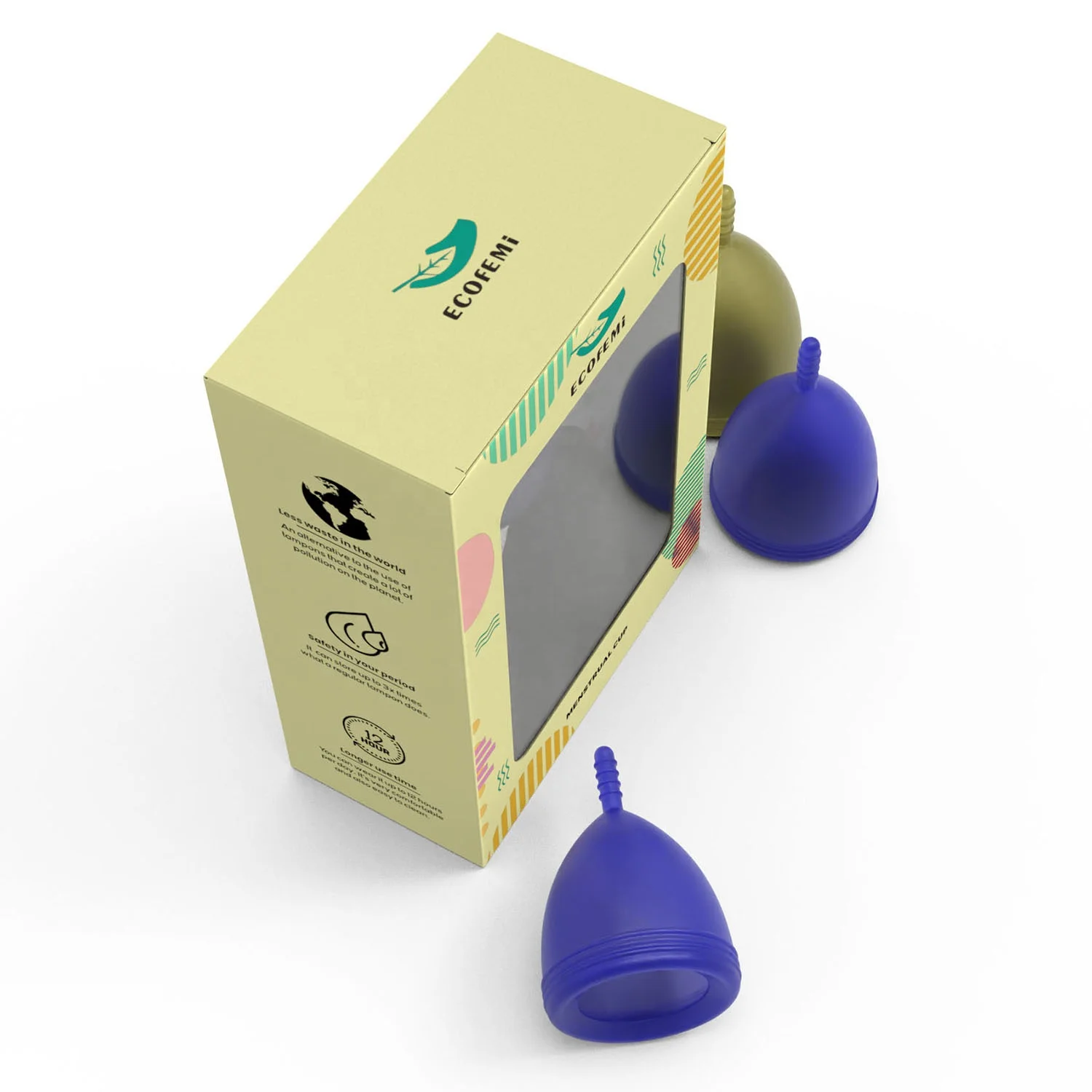 Hot Sale Eco-friendly Period Cups Women Reusable Silicon 2024 Newest Menstrual Cup