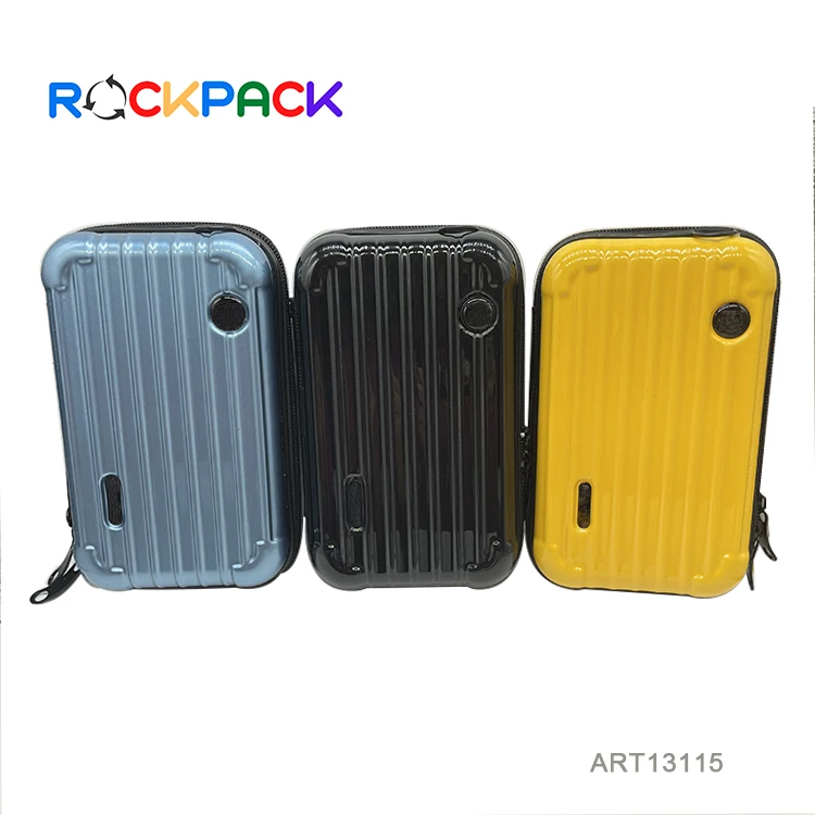 Mini Suitcase Shape Crossbody Mobile Phone Bag Small Pvc One Shoulder Cross-Body Cosmetics Bags