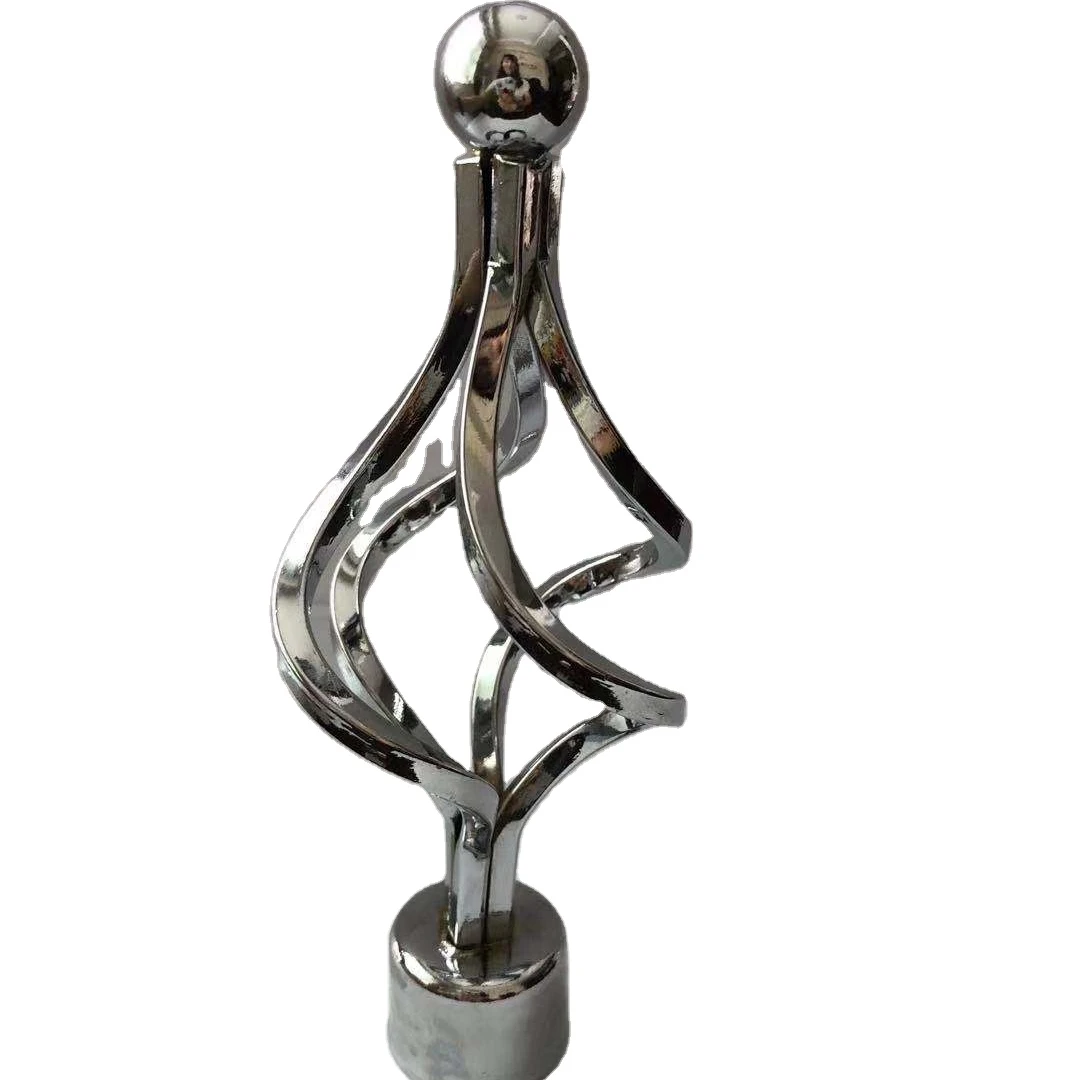 Smart Home Hot sale Crown Style Curtain Rod Finals European Style Curtain Pole End