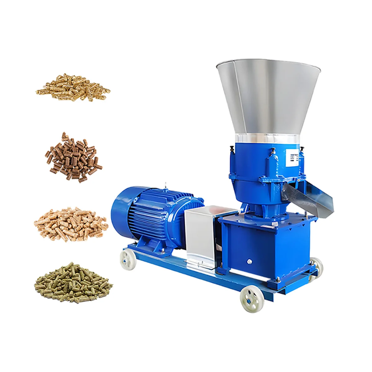 feed pellet machine farm wood pellet mills high productivity compact feed processing machine