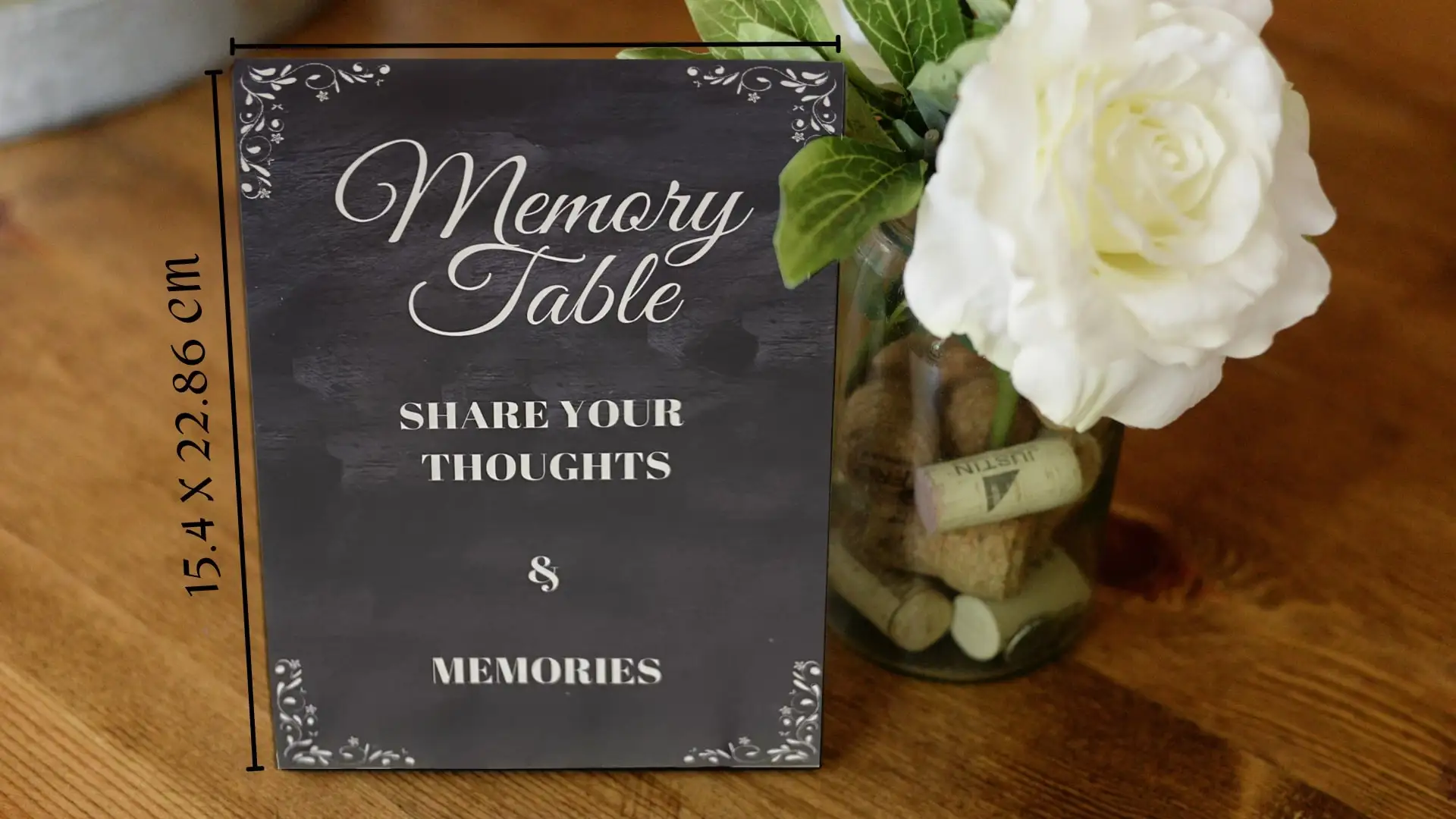 Professional Hardcover 1200Gm Grey Board Funeral Guest Book Memory Funeral Souvenirs