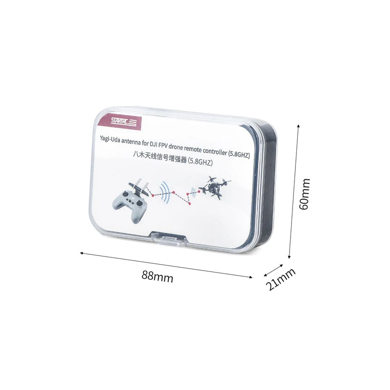 
Drone Accessories STARTRC 5.8ghz Yagi Antenna Signal Booster for DJI FPV Range Extender Remote Smart Controller 