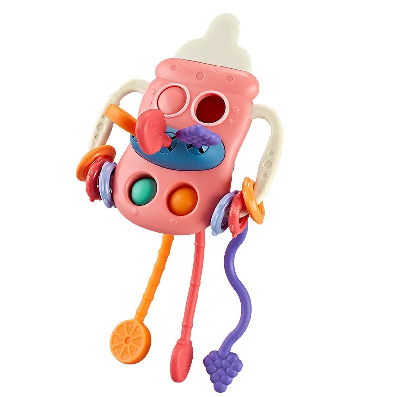 Baby Early Education Soft Grip Training Finger Pressing Soothing Funny Toys