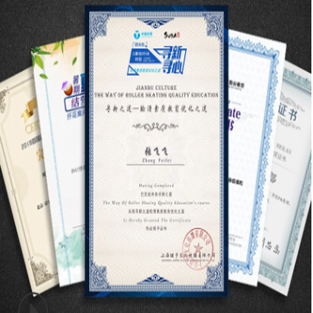Customized degree certificate printing