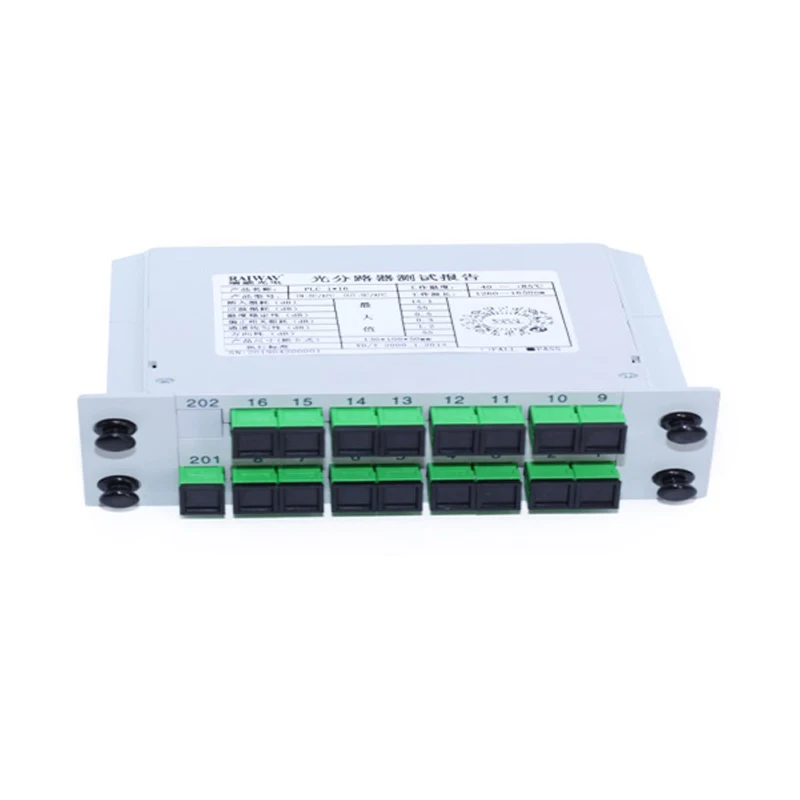 
 Высокое качество 1x8 1x16 LGX вставки оптических PLC сплиттер cassete GPON FTTH  