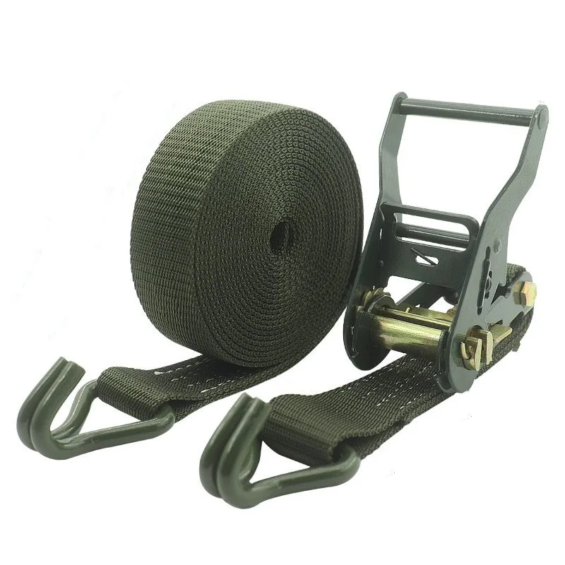 Hot Sale 2 Inch 5 Ton Ratchet Tie Down Lashing Strap Cargo Transport Belt Straps Heavy Duty