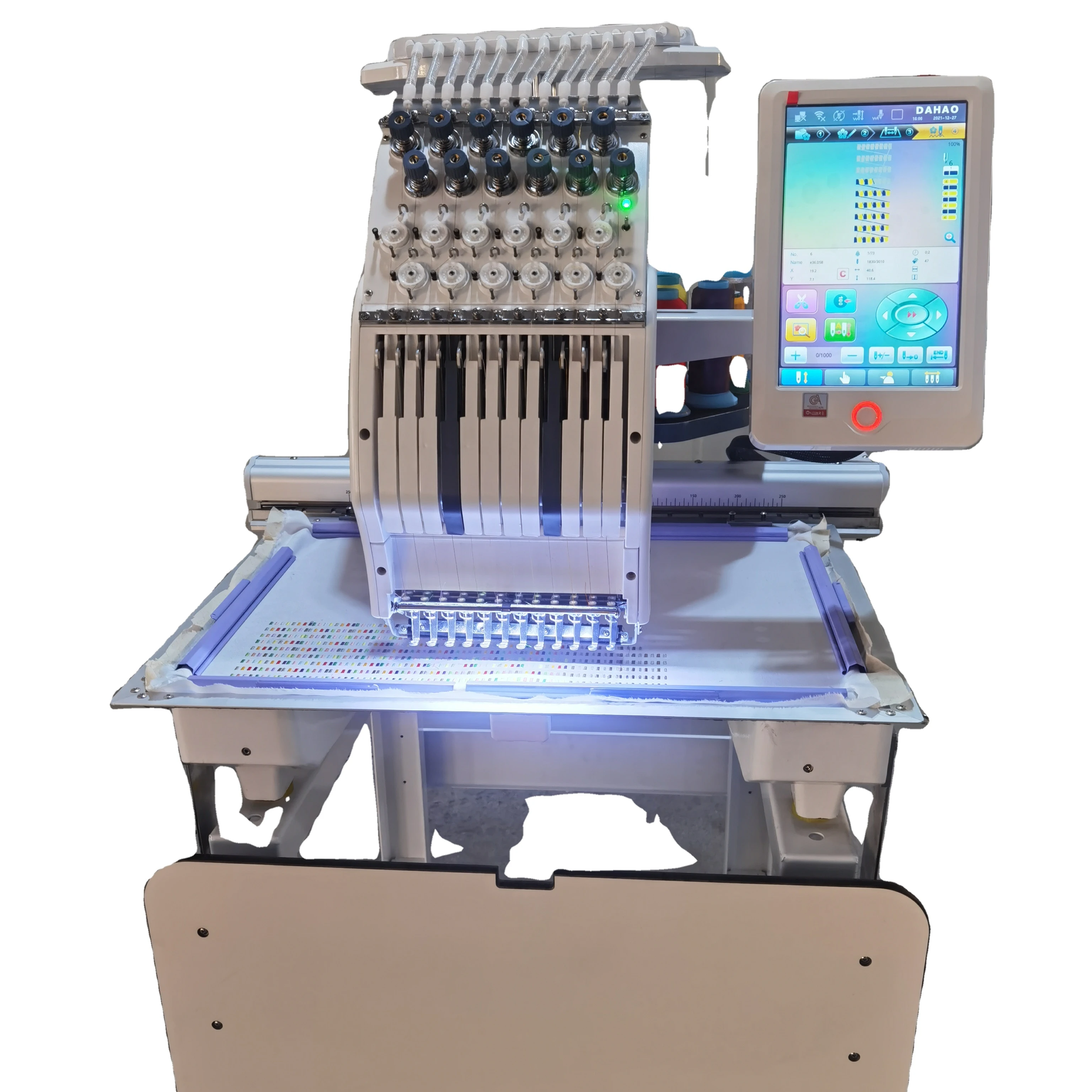 Лучшая вышивальная машина YESHI touchsceen dahao компьютер одна
