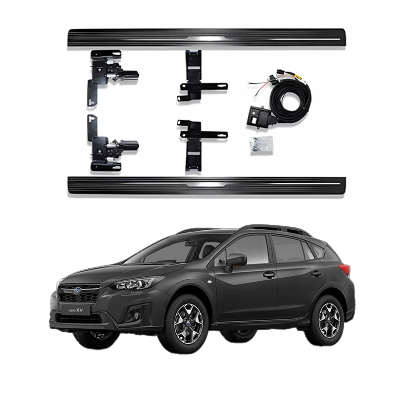 SUV Retractable Electric Auto Door Step 4x4 Exterior Car Part Running Board Automotive Side Step For Subaru XV 2015-2023