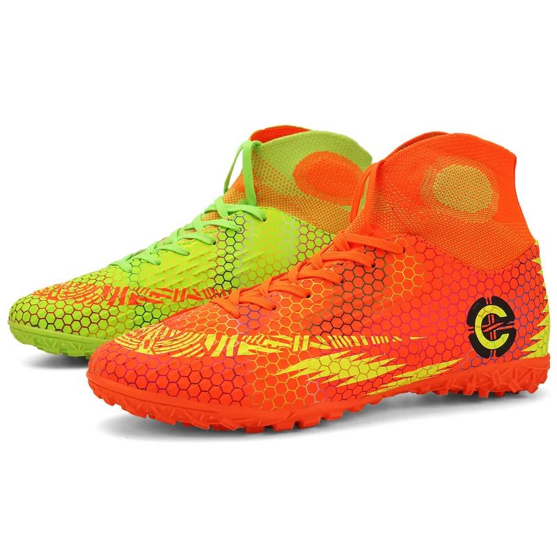 TX  High-top football youth students boys and girls spike training shoes