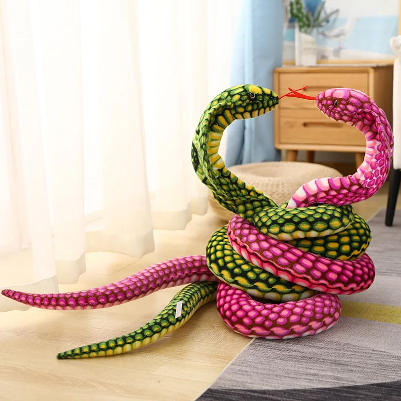 Amazon Plush Toys Explosive Simulation Cobra Manufacturers Source Live Prop Animal Foreign Trade