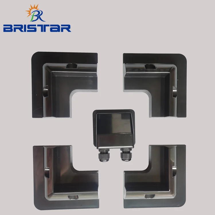 White Solar Panel Mounting System ABS Solar Bracket for Caravan Motor Home RV